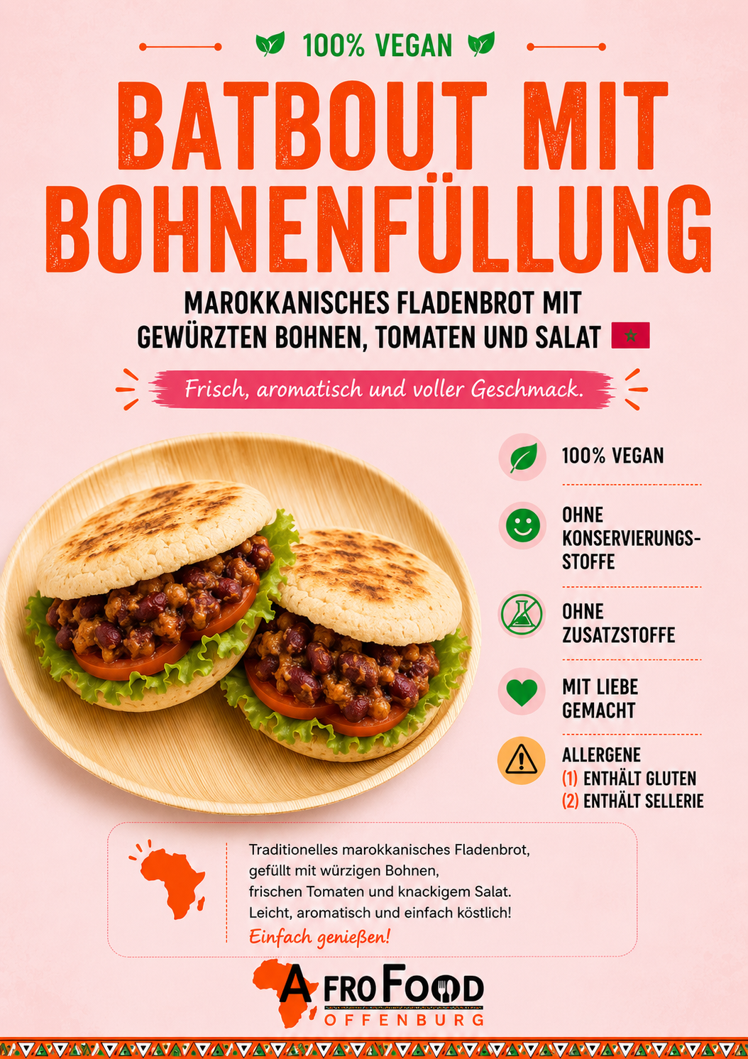 🥙 Batbout mit Bohnenfullung (2)